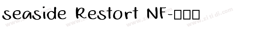seaside Restort NF字体转换